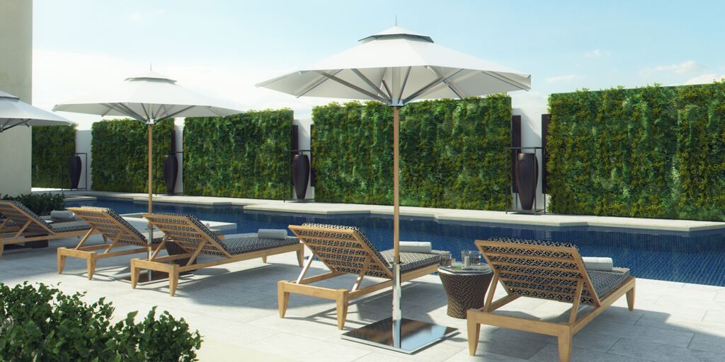 The Ritz-Carlton, Kuala Lumpur Hotel Exterior foto A patio umbrella